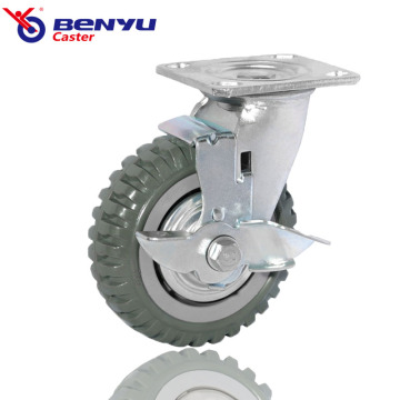 Heavy Duty Non-Slip Polyurethane Caster Push Wheel