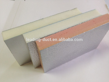 20mm/25mm/30mm fireproof phenolic foam HVAC air duct panel