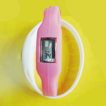 Sports Anion Bracelet Jelly Wrist Watch