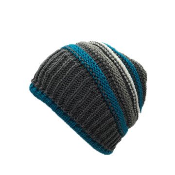 Unisex warme winter 100% acryl gebreide mutsen cap