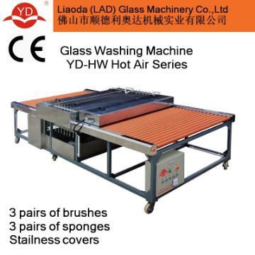 Glass cleaning and drying machine/glass machine