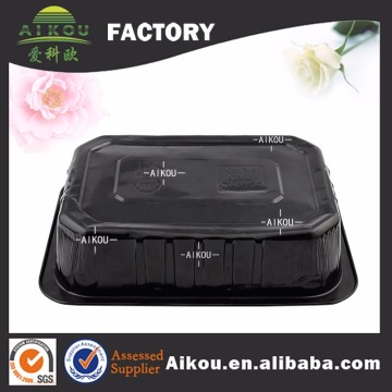 Disposable food grade black color aluminum foil pan