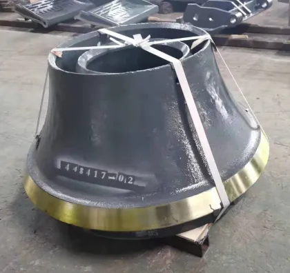 ch430 cone crusher spare parts manlte and concave
