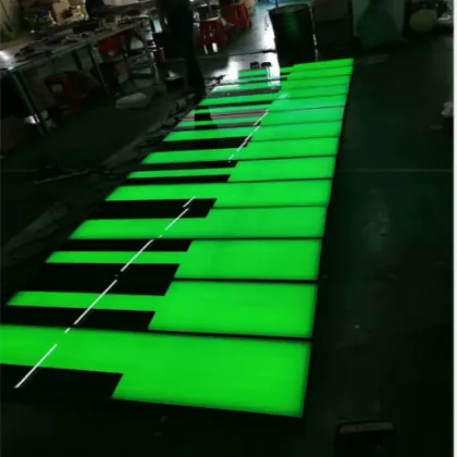 Outdoor LED Interactive Piano Lights