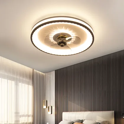 Nordic Modern Ceiling Fan Lamp for Dining Room