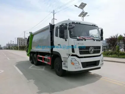 Dongfeng rear double axles compacted truck