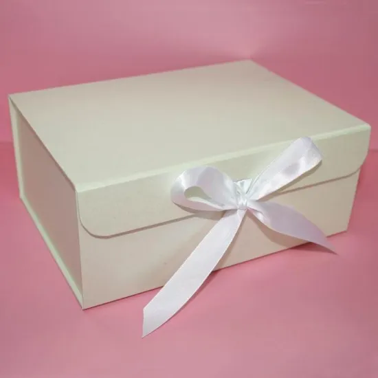 Popular custom hair packaging paper boxes with ribbon