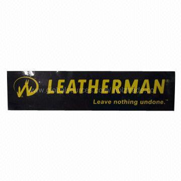 Leather Man Car Sticker, Various Types, Colors, Shapes, Images and Sizes are Available