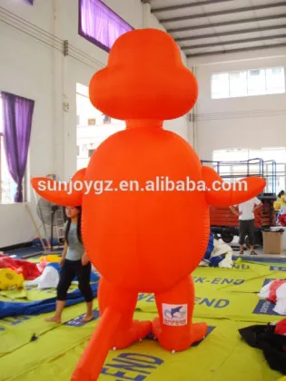 Factory price oxofrd cloth small advertising inflatable walrus for sale