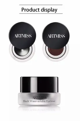 ARTMISS Natural Waterproof Sweatproof Black Gel Eyeliner