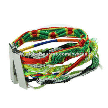 2014 Wholesale Woven Fashion Hipanema Brazilian Friendship Bracelet, Various Colors are Available