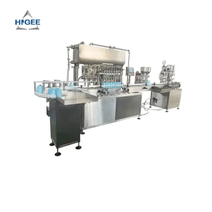 Clear Shampoo Bottle Filling Machine for Factory Production