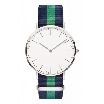 Silver Wrist Watch for Men with Quartz Movement