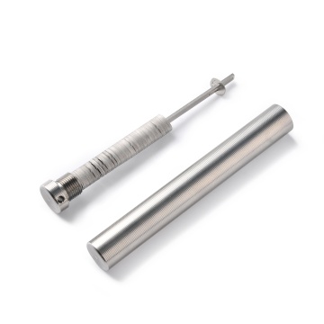 CNC bewerkte stalen cryptosteel capsule portemonnee voor zaadzin Beveiliging