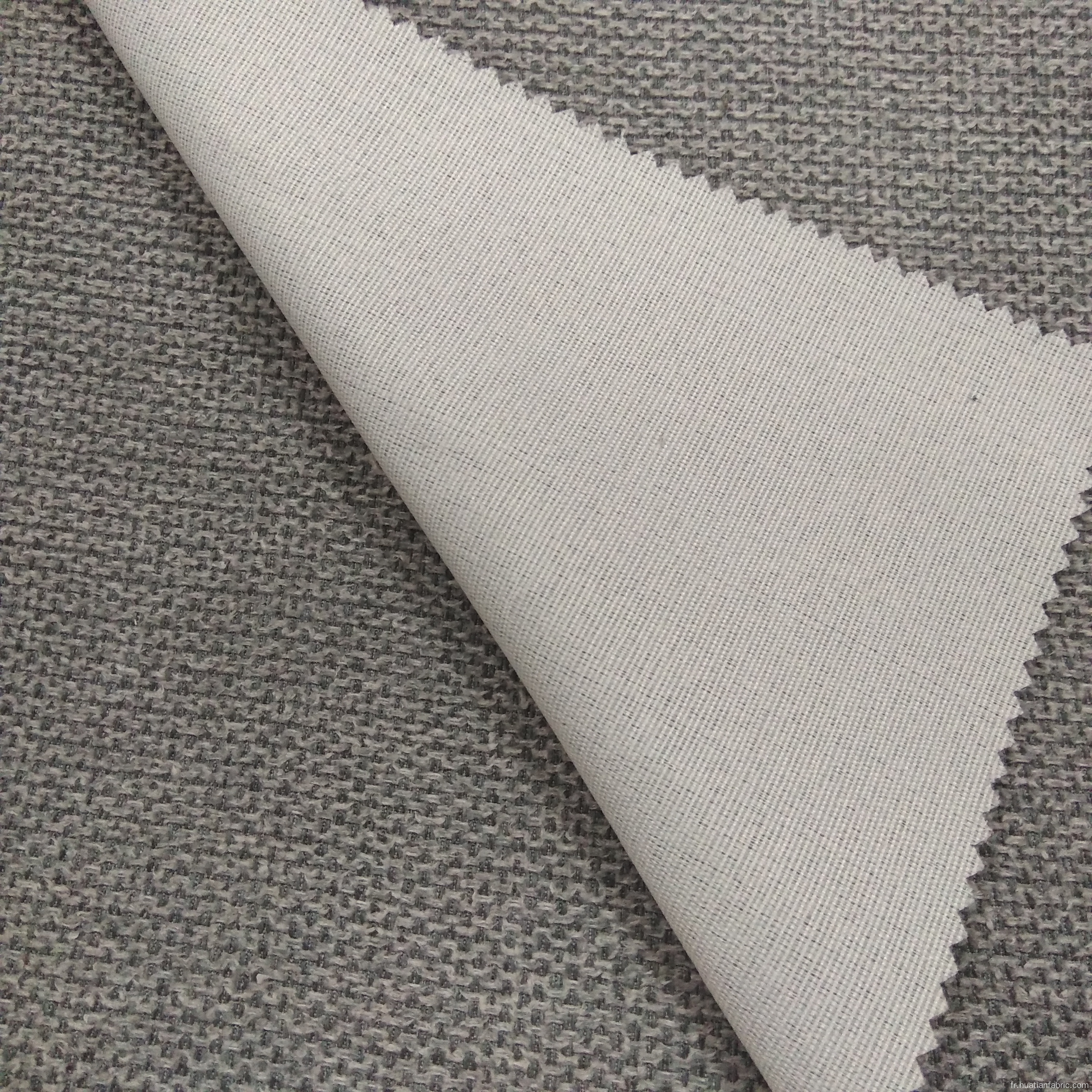 Tissu de canapé à rideau de rembourrage de linge de linge 100% polyester
