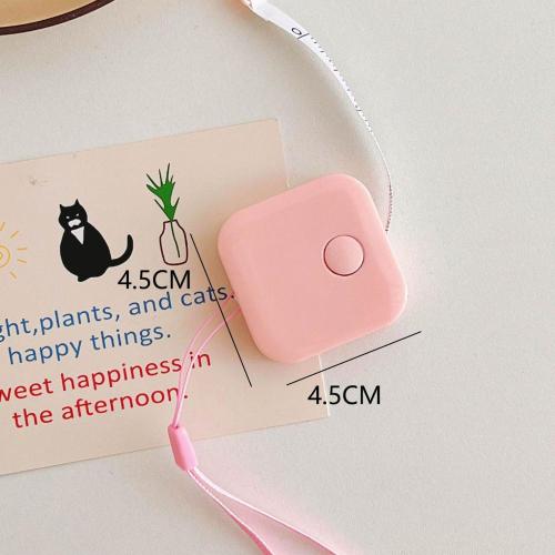 Square cartoon minimalist automatic telescopic ruler