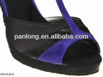 Women dance shoes for ballroom latin salsa with platform 736