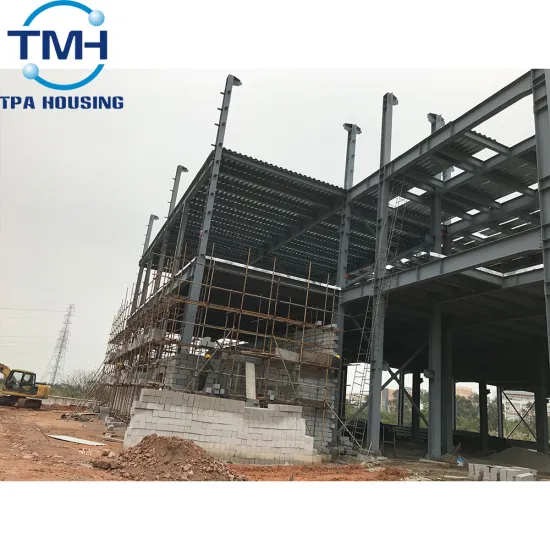 easy build light steel prefab storage warehouse level