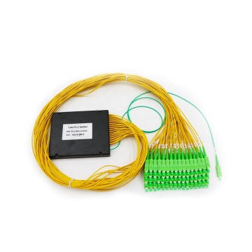 1 x 64 Mod tunggal SC/APC Fiber Optic PLC Splitter Wavelength 1310-1500nm