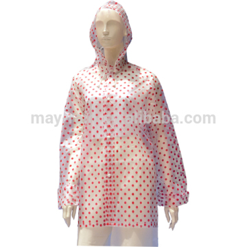 plastic rain jacket women clothing