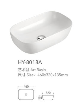 Factory Price Oval Ceramic Washing Basin with Custom OEM Logo