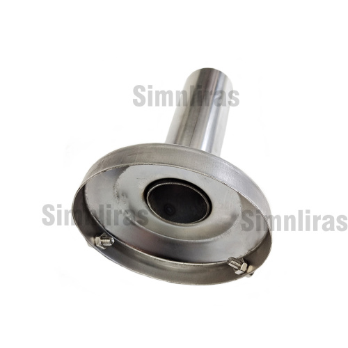 Single Out Burnt Blue Titanium /Edelstless-Achse-Rückenschalldrüse-Auspuff für Subaru WRX & STI 15-21