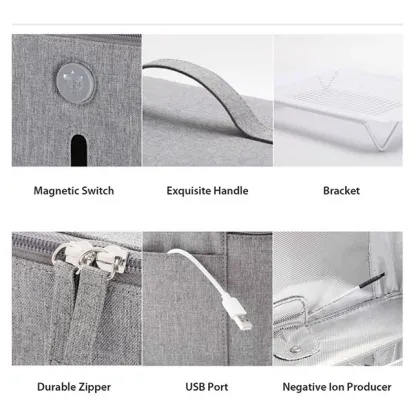Portable UVC Disinfection Kill Virus Sterilization UV Bag