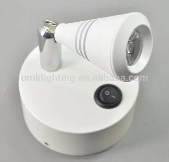 new products 2016 innovative product rotatable MINI LED decorative wall light with switch on and off wall lamp