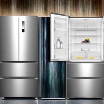Frost-Free French Door Bottom Freezer Multi-Door Stainless Steel Refrigerator