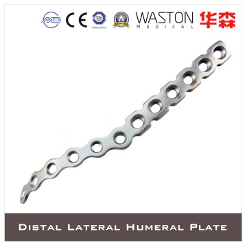 Distal Lateral Humeral Plate II Made of Titanium or Stainless Steel (Ti/SS)