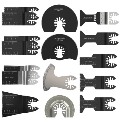 16 Pcs Oscillating Tool Saw Blades for Renovator Power Tools for Fein Multimaster Dremel Electric Tools Accessories Cutting