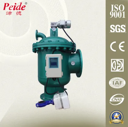 Automatic sucking backwash filter