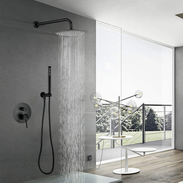 Matte Black Bhower-Wasserhahnventil High End-Fixtures