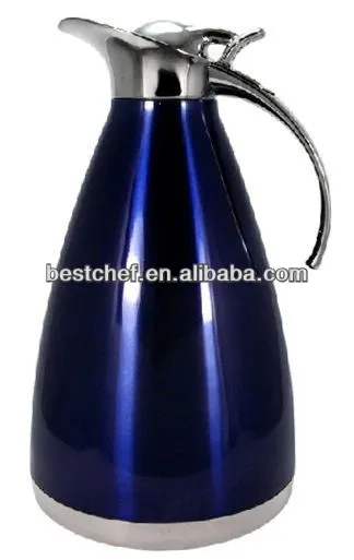 18-10 stainless steel blue Heavy insulated coffee jug