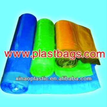 2014 HDPE garbage bag with drawstring