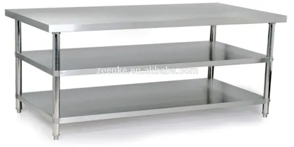 S/S 304 Flat Top Work Tables