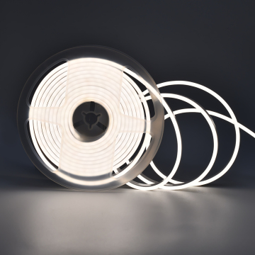 LED Neon Flexible Tube 0410: 24V Silicone Encased Neon Light with Dimmer for White Glass LED Strip Applications
