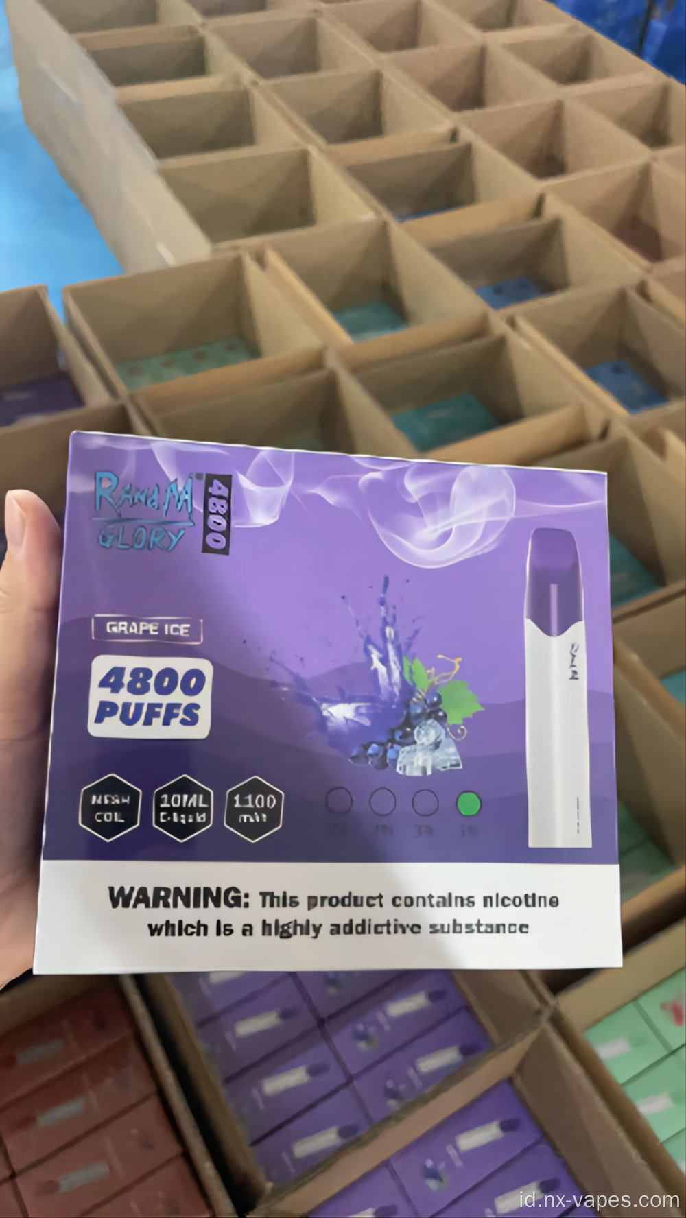 Grosir Randm Glory 4800 Disposable Vape