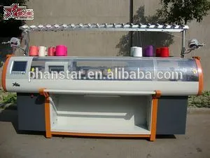 High speed collar cuffs knitting machine