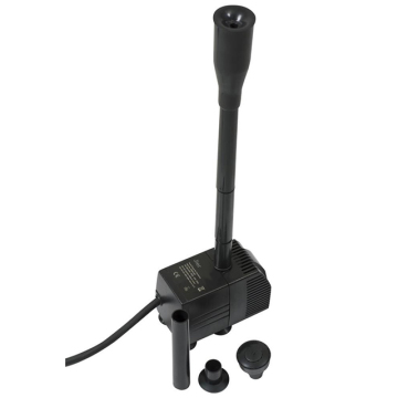 Jier 160 GPH Submersible Pump - 600 Litres per Hour for Hydroponics and Water Features (ETL CE Listed)