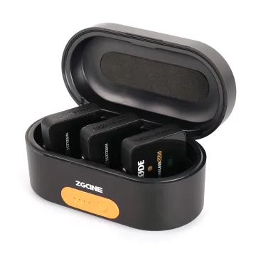 RODE Wireless GO 2 Charging Case and ZGCINE Storage Box for Microphone Compatibility
