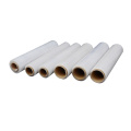 Stretch wrapped transparent film