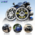 Auto 7 Inch Round Lighting Motorcycle Led Headlights
