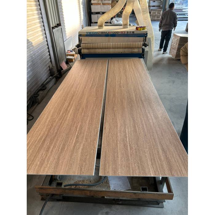 Travertine คลิก SPC แผงผนังห้องน้ำติดตั้งง่ายตกแต่งพื้นที่อาบน้ำกันเพรียง