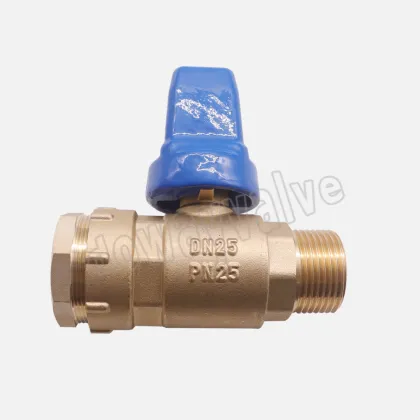 PN25 CW617N Brass Water Meter Valve by KTC