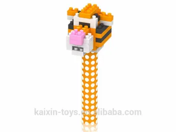 55pcs small diamond building blocks carton pen block brick toy