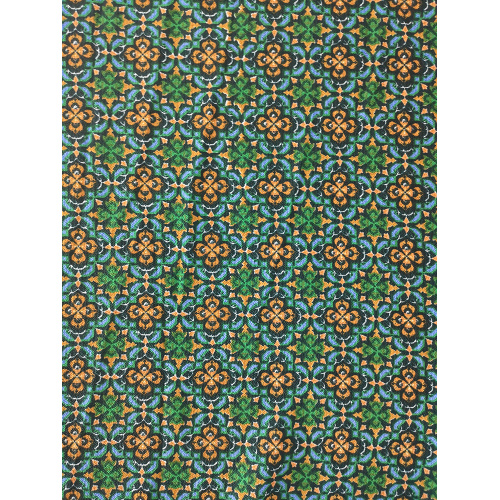 Geometrisk design Polyester Bubble Crepe Printing Fabric