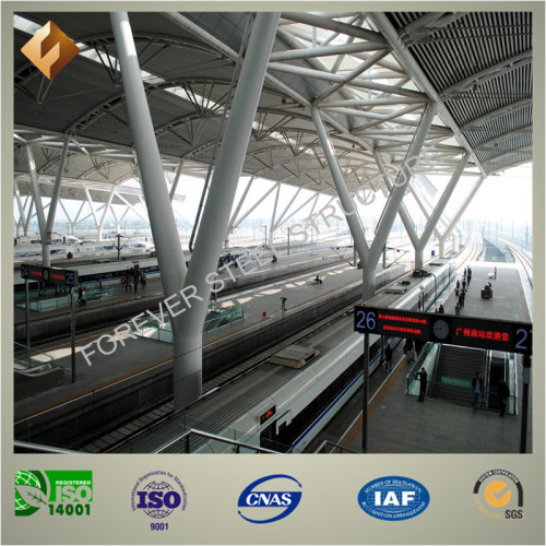 Steel Pipe Truss Structure Roof for Railway Station