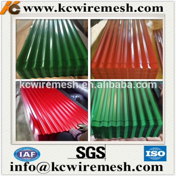Colorful corrugated steel plate for roofing and wall .