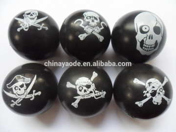 Pirate rubber bouncing ball / Printed bouncy ball